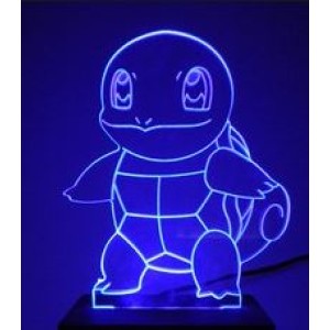 Luminária em Acrílico Pokemon 01 Squirtle